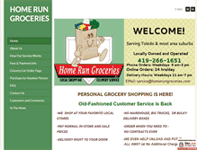 Tablet Screenshot of homerungroceries.com